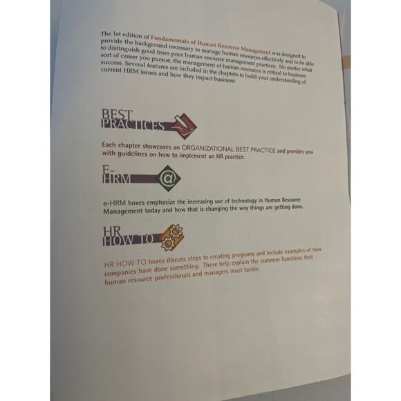 Fundamentals of Human Resources Management Text Book - Picture 2 of 7